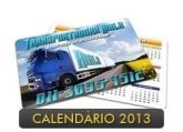 500 Calendários 2013 - Bolso - Couchê 300g Uv Total Fr