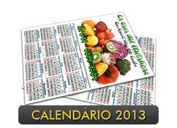 50 Calendários 2013 - Parede - Supremo 300g