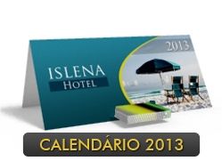 50 Calendários 2013 - Mesa - Com Porta Cartões