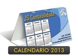 50 Calendários 2013 - Mesa - Simples